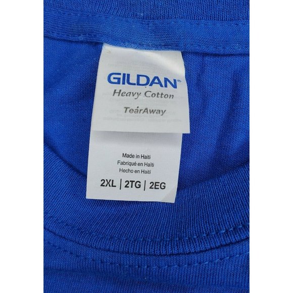 She Didn't Just Dream About It She Worked For It Blue Graphic 2XL T Shirt - Picture 8 of 11